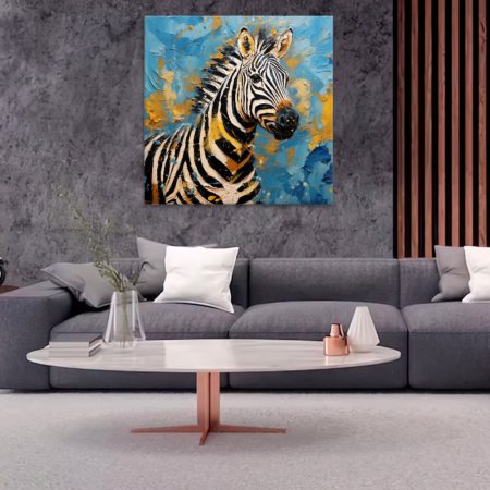 Obraz na plátně Portrét zebry