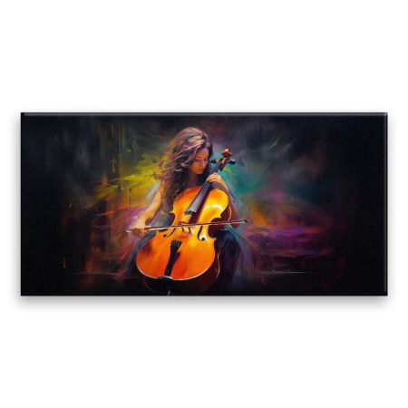 Fotoobraz na plátně Hraje na cello