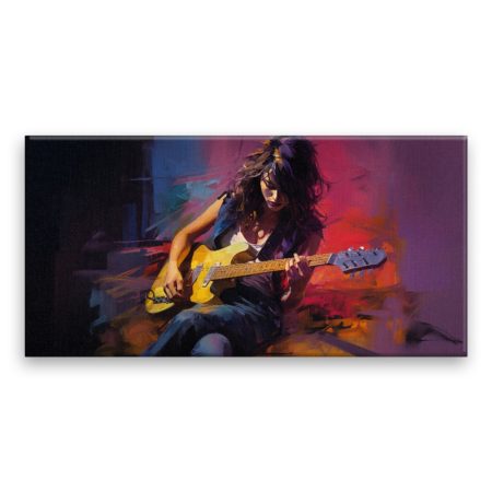 Fotoobraz na plátně S elektrickou kytarou