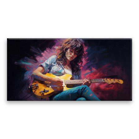 Fotoobraz na plátně Brnkání na kytaru