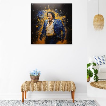 Obraz na plátně Pablo Escobar v modré
