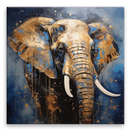 Fotoobraz na plátně Portrét slona