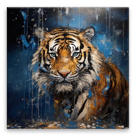 Fotoobraz na plátně Tygr cítí kořist