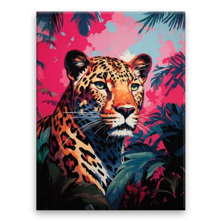 Fotoobraz na plátně Leopard v džungli