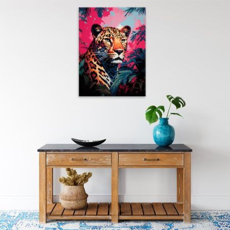 Obraz na plátně Leopard v džungli